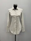 Jordan Louis Long Sleeves Savile Cotton Stretch Shirt In Grey In Grey