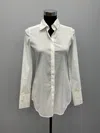 Jordan Louis Savile Cotton Stretch Shirt In White In White