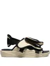 Jordan Ls "archaeo Brown/hemp-light Orewo" Sandals In Black