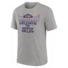 Jordan Lsu Tigers Local Campus Time Honored Tradition  Men's College T-shirt In Grey