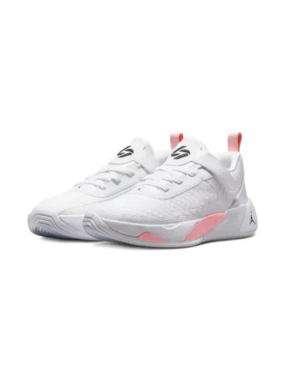 Jordan Kids' Luka 1 Strap Trainers In White