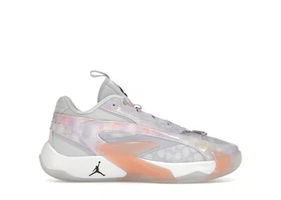 Pre-owned Jordan Luka 2 Nebula Sneakers In Football Grey/black/oxygen Purple