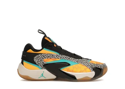 Pre-owned Jordan Luka 2 The Pitch Sneakers In Laser Orange/hyper Jade/black In Multi