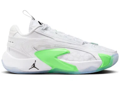Pre-owned Jordan Luka 2 Trick Shot Sneakers In White/green Strike/black