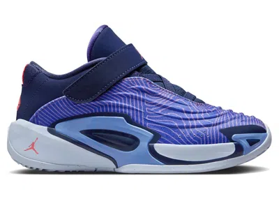 Pre-owned Jordan Luka 3 Sneakers In Purple Comet/midnight Navy/hydrogen Blue