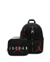Jordan Air  Big Kids' Backpack (18l) And Lunch Bag (3l) In Black