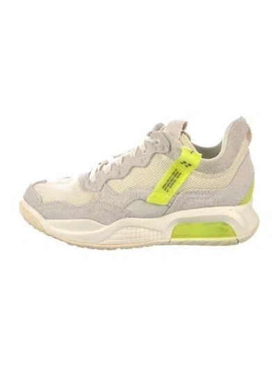Pre-owned Jordan Ma2 'pale Ivory Volt' Athletic Sneakers In Neutral