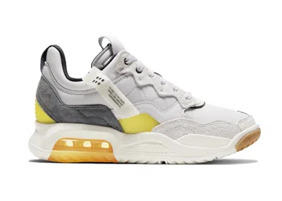 Pre-owned Jordan Ma2 (women's) Sneakers In Opti Yellow/grey/white