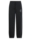 Jordan Man Pants Black Size M Cotton, Polyester