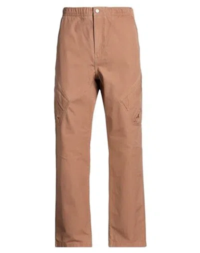 Jordan Man Pants Light Brown Size L Cotton