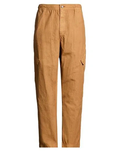 Jordan Man Pants Tan Size Xl Cotton In Brown