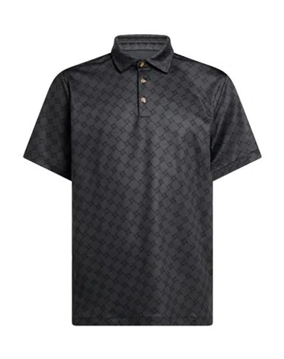 Jordan Man Polo Shirt Charcoal Size S Polyester, Elastane In Gray