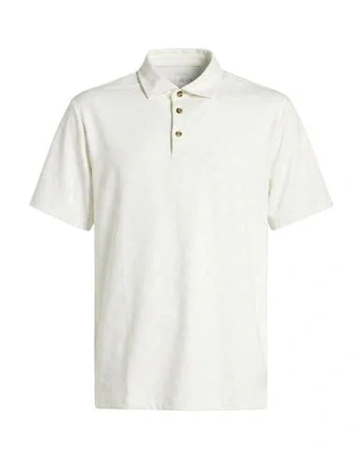 Jordan Man Polo Shirt Ivory Size S Polyester, Elastane In White