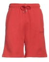 Jordan Man Shorts & Bermuda Shorts Red Size Xl Cotton In Red