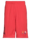 Jordan Man Shorts & Bermuda Shorts Red Size M Polyester In Red