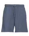 Jordan Man Shorts & Bermuda Shorts Slate Blue Size Xl Cotton