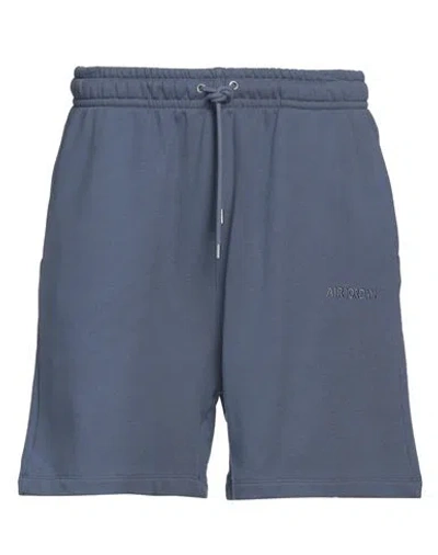 Jordan Man Shorts & Bermuda Shorts Slate Blue Size Xl Cotton