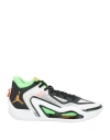 Jordan Man Sneakers White Size 9 Textile Fibers, Rubber In White