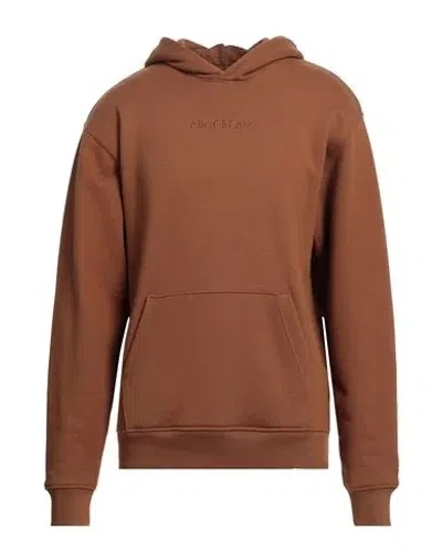 Jordan Man Sweatshirt Brown Size L Cotton, Elastane