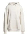 Jordan Man Sweatshirt Ivory Size 3xl Cotton, Elastane In White