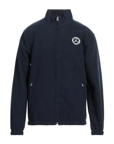 Jordan Man Sweatshirt Midnight Blue Size S Acrylic, Polyester, Wool