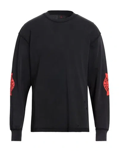 Jordan Man T-shirt Black Size S Cotton