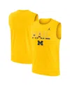 Jordan Manufacturing Jordan Men's Maize Michigan Wolverines Primetime Tricode Legend Performance Tank Top In Yellow