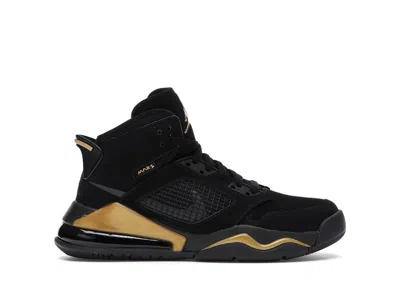 Pre-owned Jordan Mars 270 Gold Sneakers In Black/metallic Gold