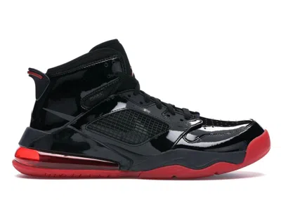 Pre-owned Jordan Mars 270 Patent Bred Sneakers In Black/gym Red/metallic Silver In Multi