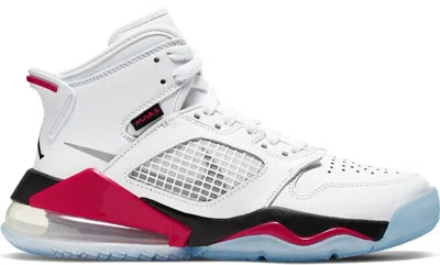 Pre-owned Jordan Mars 270 Sneakers In White/reflect Silver/fire Red