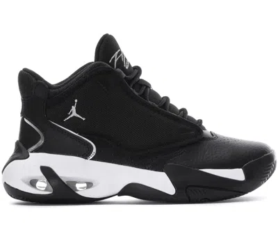 Pre-owned Jordan Max Aura 4 Sneakers In Black/white/metallic Silver