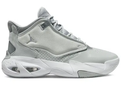 Pre-owned Jordan Max Aura 4 Wolf Grey Sneakers In Cool Grey/white/black