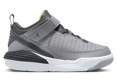 Pre-owned Jordan Max Aura 5 Anthracite Sneakers In Cement Grey/topaz Gold/white