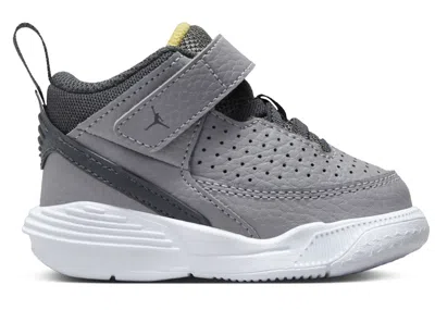 Pre-owned Jordan Max Aura 5 Anthracite Sneakers In Cement Grey/topaz Gold/white