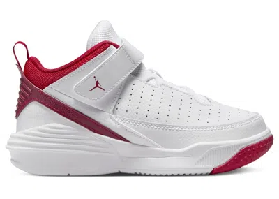 Pre-owned Jordan Max Aura 5 Sneakers In White/black/gym Red In Multi