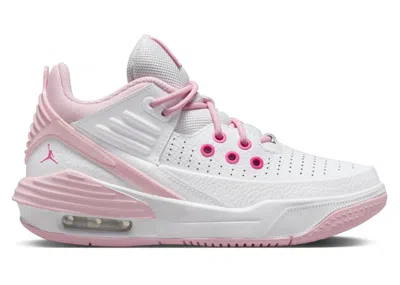 Pre-owned Jordan Max Aura 5 Sneakers In White/fierce Pink/medium Soft Pink