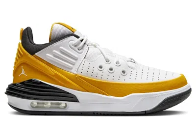 Pre-owned Jordan Max Aura 5 Sneakers In Yellow Ochre/black/white