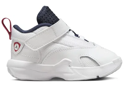 Pre-owned Jordan Max Aura 6 Sneakers In White/varsity Red/midnight Navy Blue