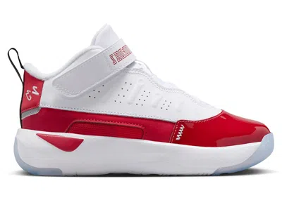 Pre-owned Jordan Max Aura 7 Sneakers In White/gym Red/black In Multi