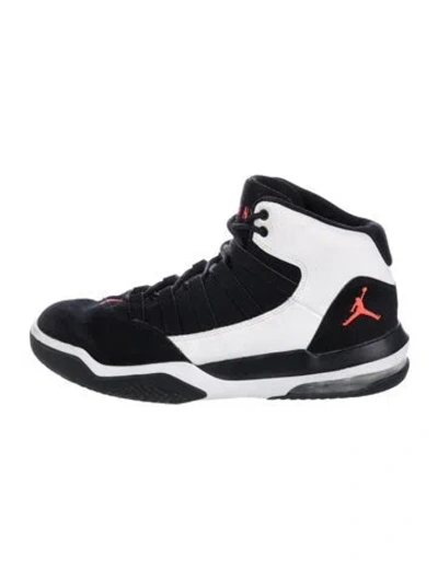 Pre-owned Jordan Babies'  Max Aura High-top Sneakers In Black