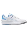 Jordan Men's 2 Retro Low Sneaker In White/university Blue-cement Grey In Multi