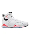 Jordan Mens Infrared Air 7 Leather High-top Trainers In Multi