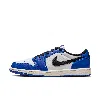 Jordan Men's Air  1 Low "game Royal" Shoes In White