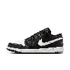 Jordan Men's Air  1 Low Shoes In Black/summit White
