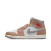 Jordan Men's Air  1 Mid Shoes In Brown
