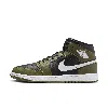 Jordan Men's Air  1 Mid Shoes In Black