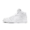 Jordan Nike Air  1 Mid Sneaker In White