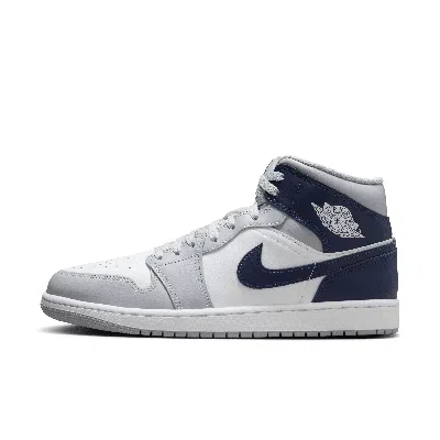 Jordan Men's Air  1 Mid Shoes In White