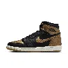 Jordan Men's Air  1 Retro High Og "black And Gold" Shoes In Black