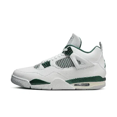 Jordan Men's Air  4 Retro "oxidized Green" Shoes In White